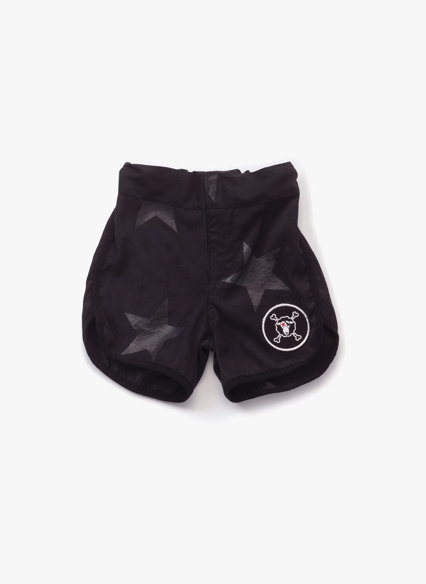 Nununu Star Surf Shorts Swim Trunks in Black