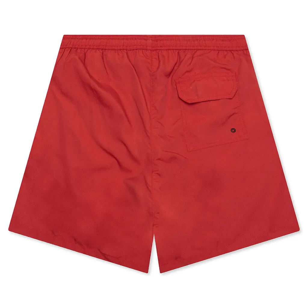 Nylon Swim Shorts - Red