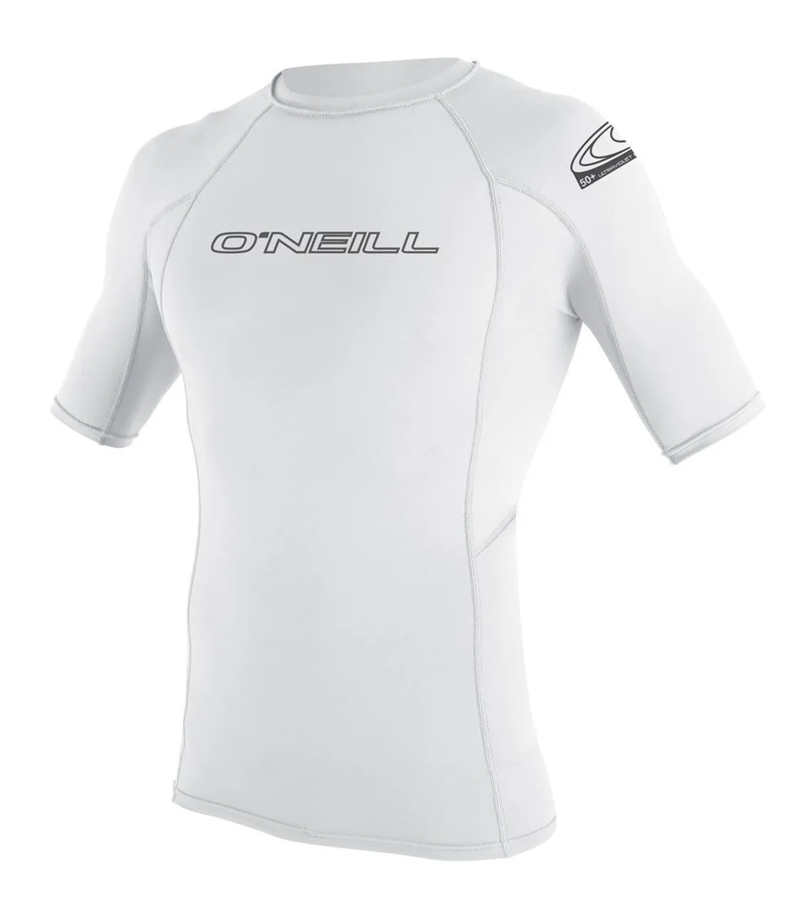 Oneill Basic Skins SS Rashguard Crew Tight Fit - White