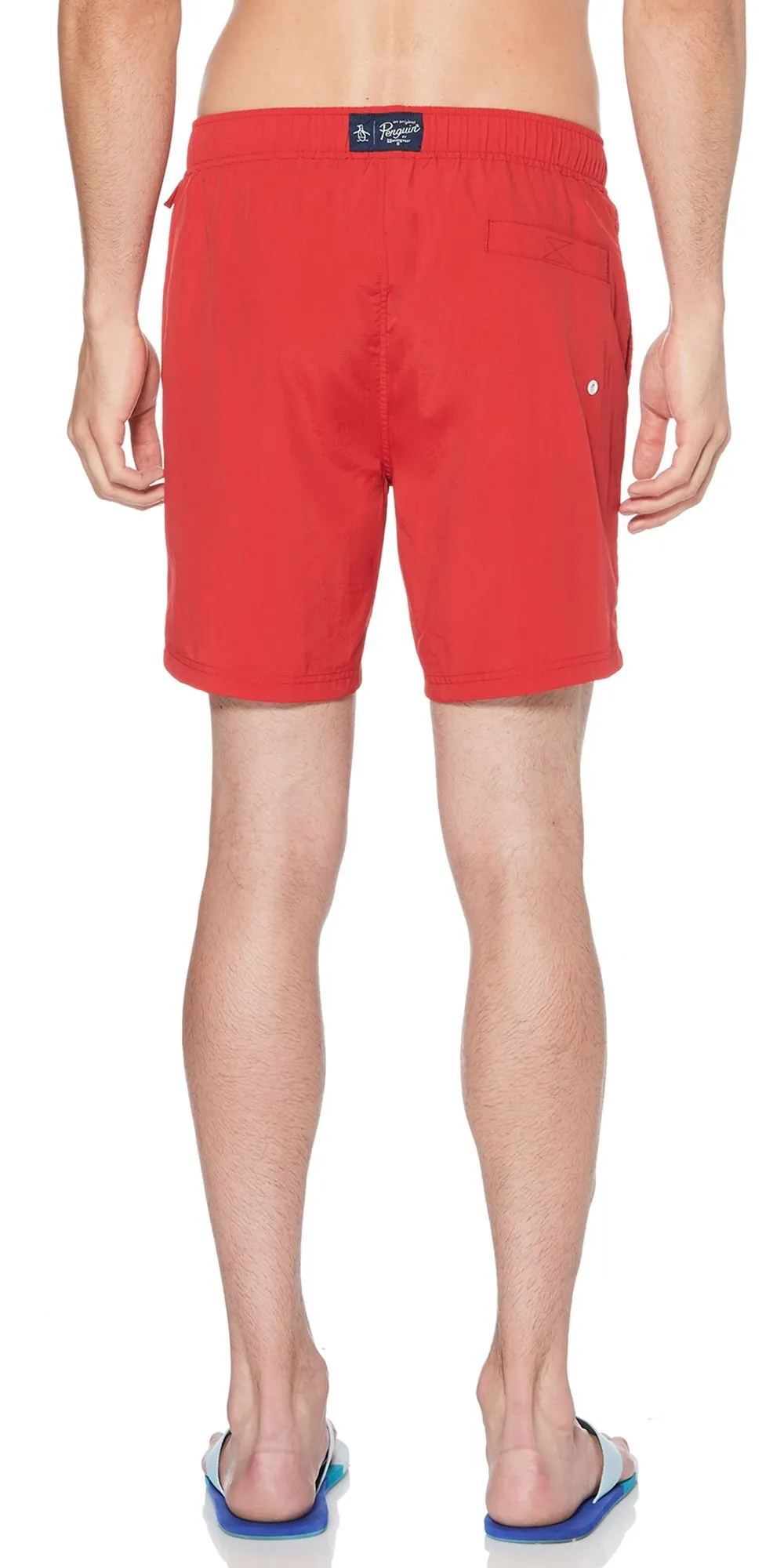 Original Penguin Quick Dry Daddy Swim Shorts Lipstick Red