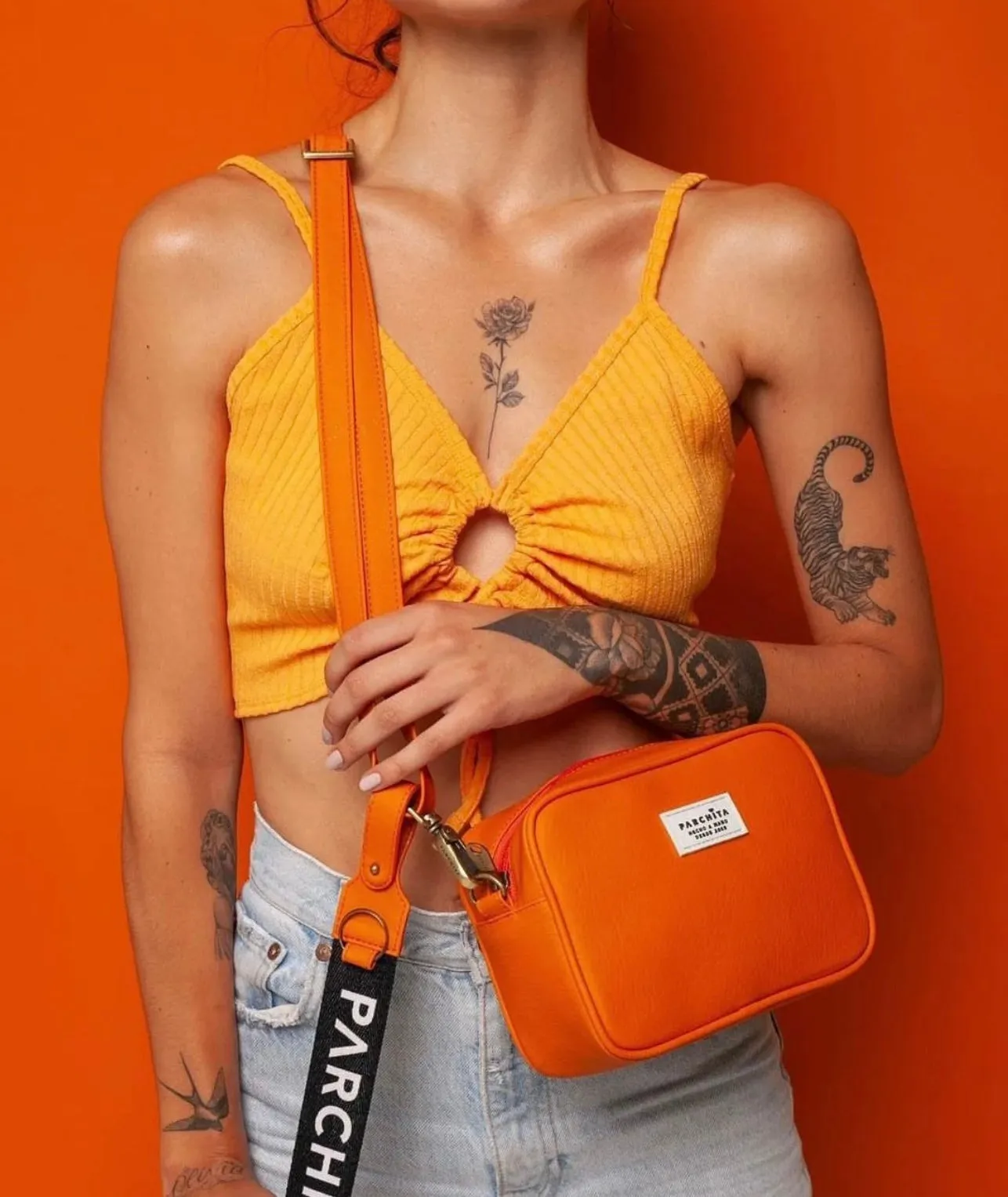 PARCHITA Mika Mandarina Bag