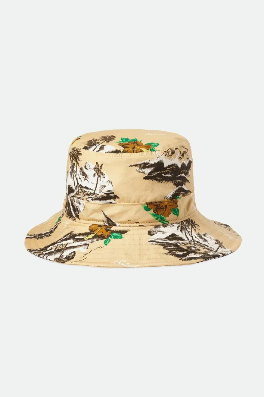 Petra Packable Bucket Hat - Straw