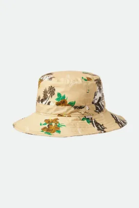 Petra Packable Bucket Hat - Straw