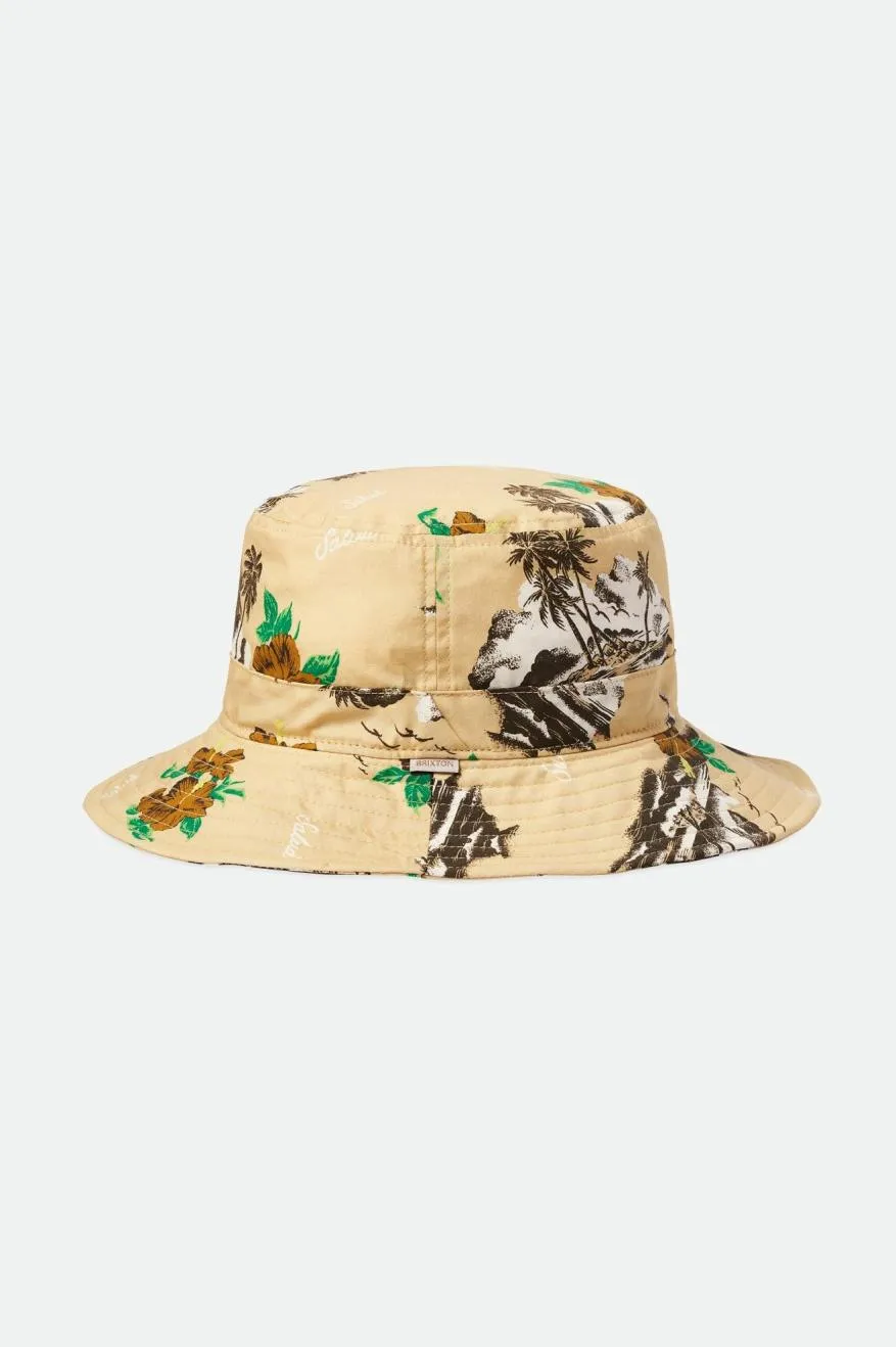 Petra Packable Bucket Hat - Straw