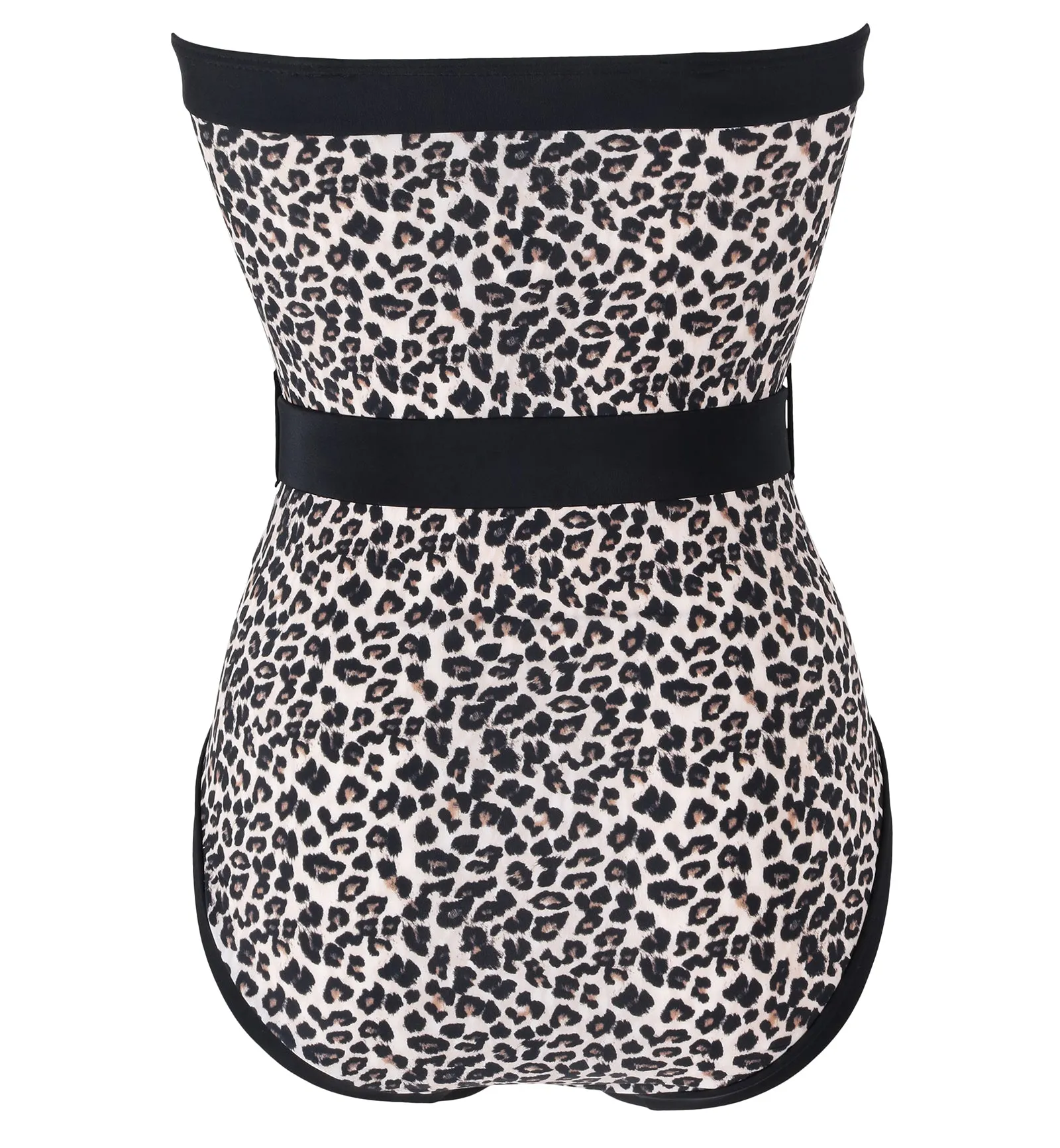 Pour Moi Removable Straps Belted Control Swimsuit (PM1414) - Leopard