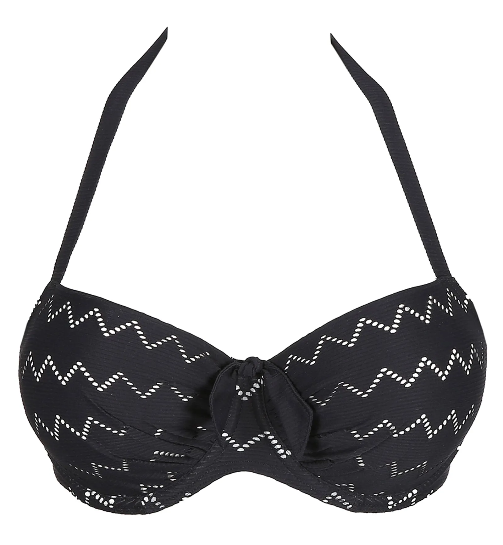 PrimaDonna Maya Padded Balcony Underwire Bikini Top (4004316) - Black