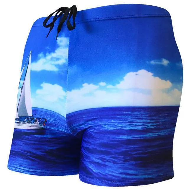 Printed Beach Shorts Trunk