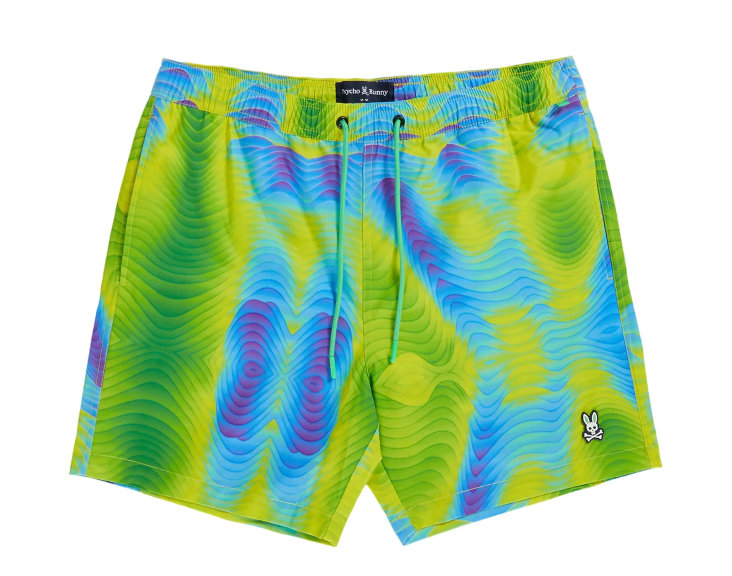 Psycho Bunny Montgomery All Over Print Men's Swim Trunks