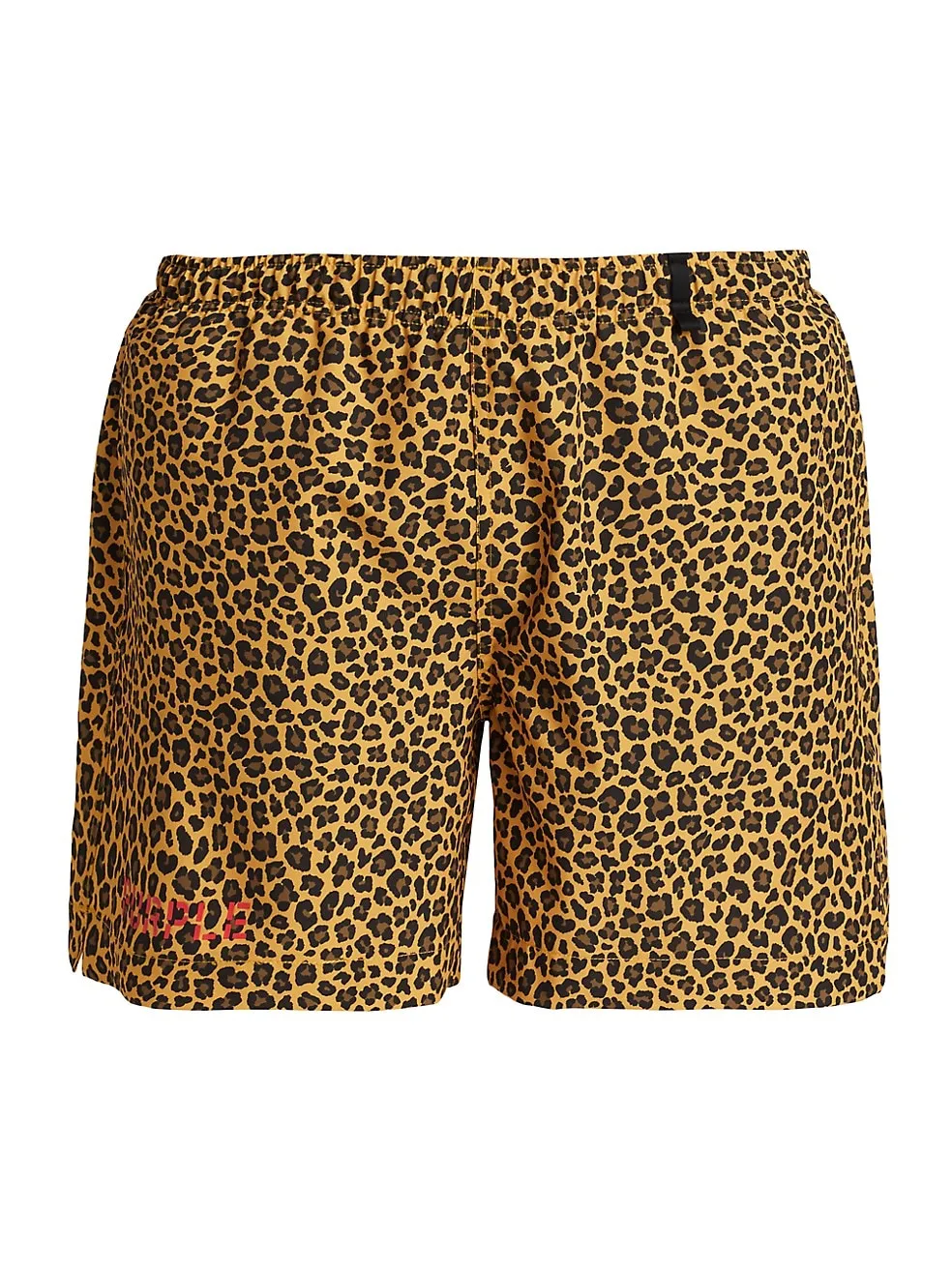 PURPLE - BROWN LEOPARD SWIM SHORTS