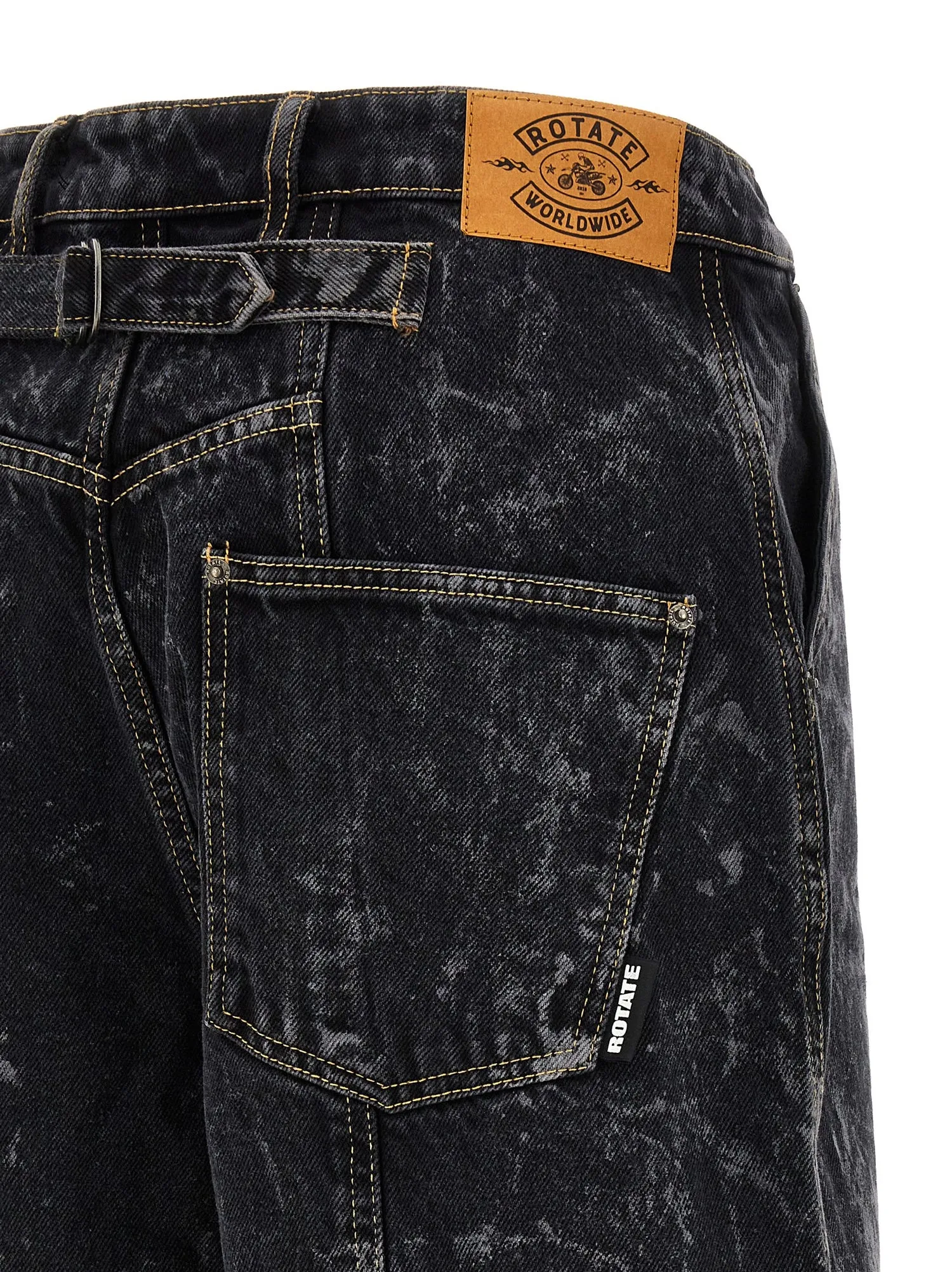 Rotate Birger Christensen    Rotate Birger Christensen 'Washed Twill Wide' Jeans