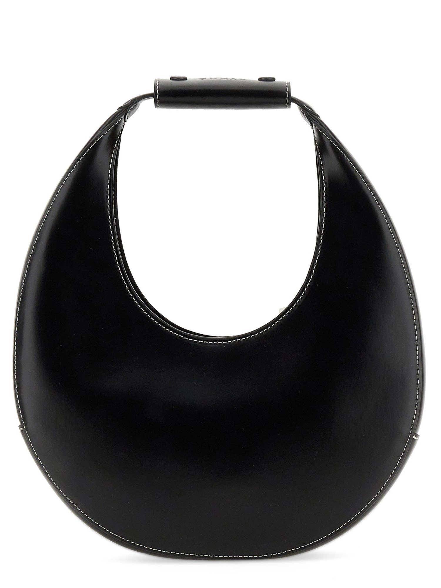 STAUD    LEATHER MOON BAG