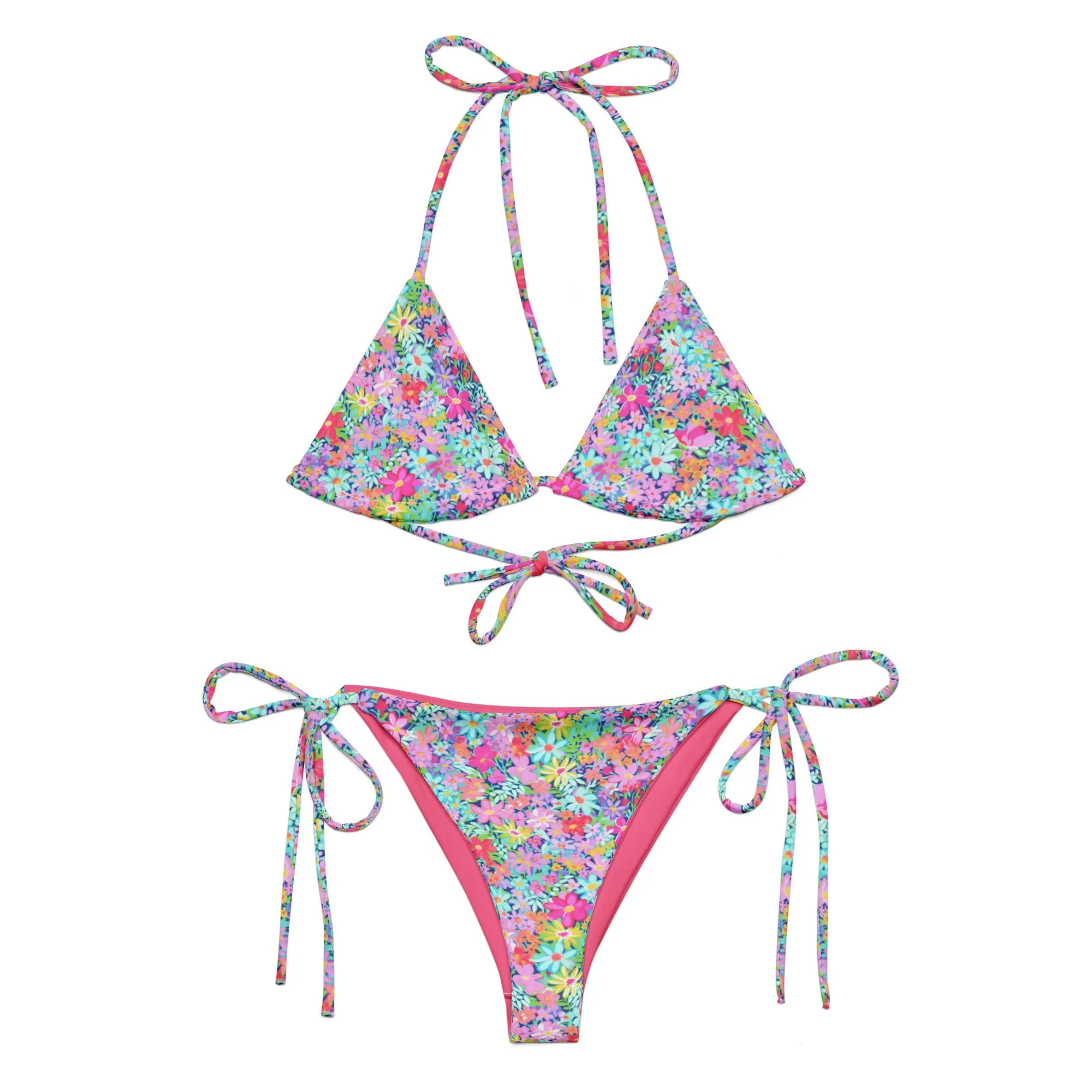 STRING BIKINI SET ECO - KRAKA FLORALS