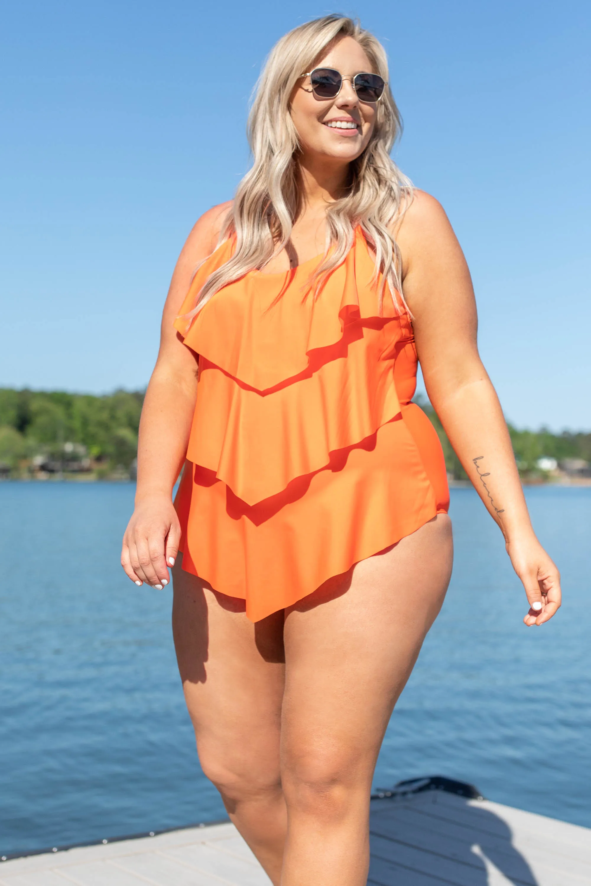 Summertime's Calling Swimsuit, Orange