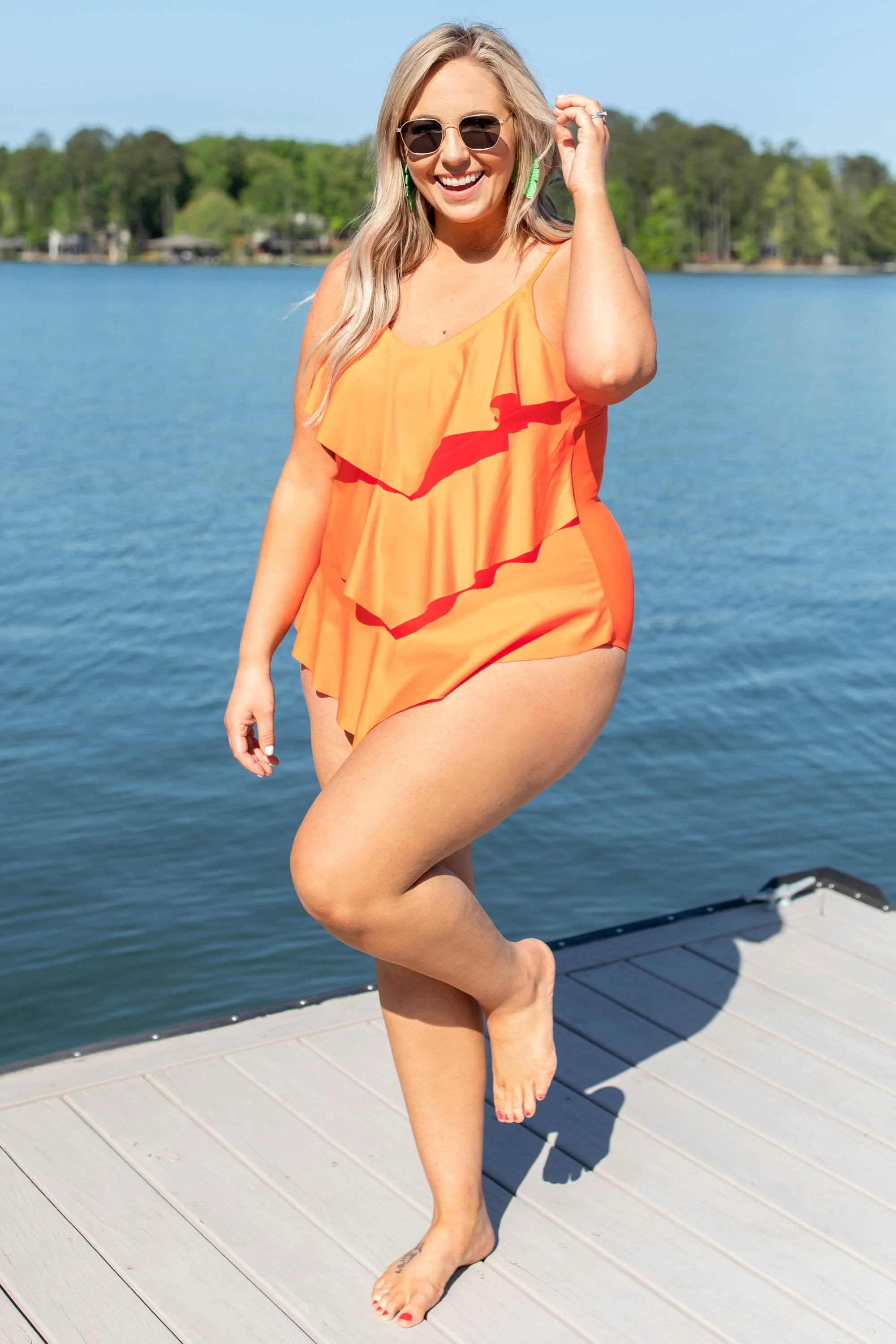 Summertime's Calling Swimsuit, Orange