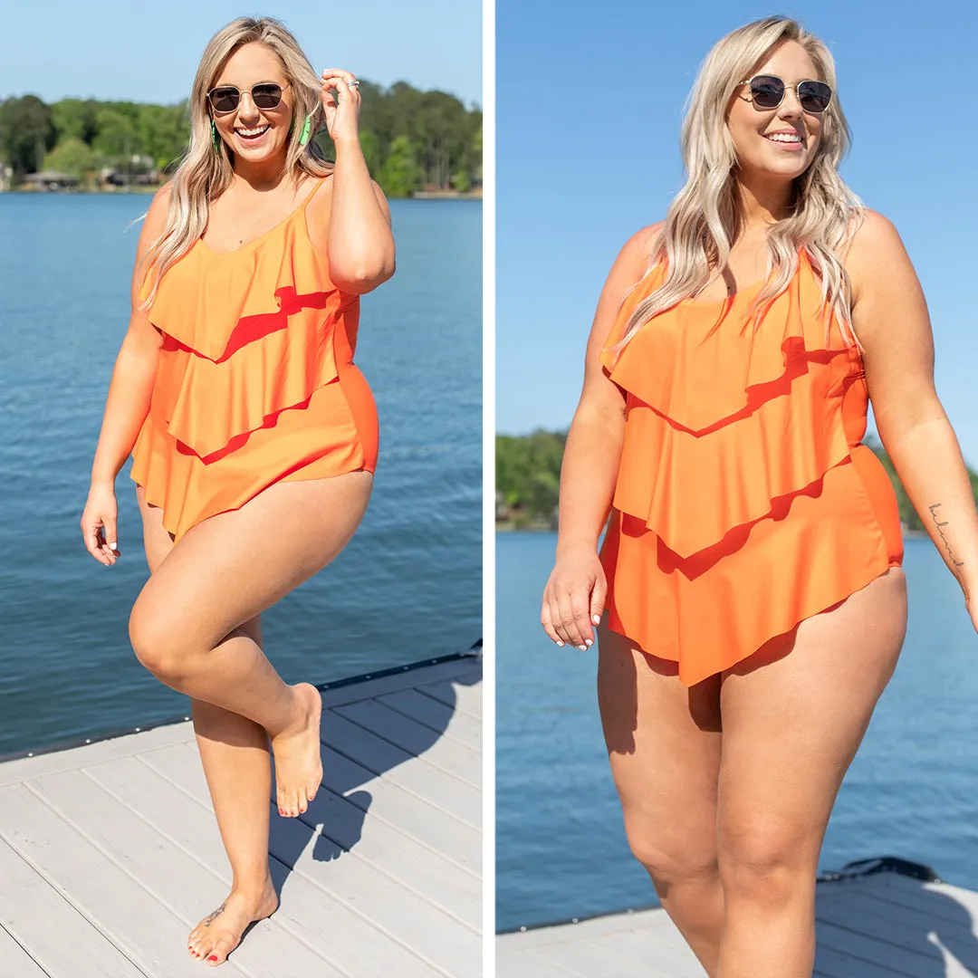 Summertime's Calling Swimsuit, Orange