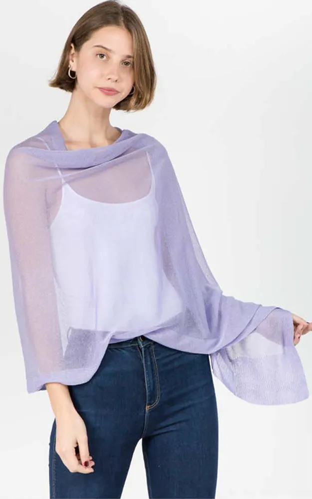 SV8631 Sheer Multi Way Poncho