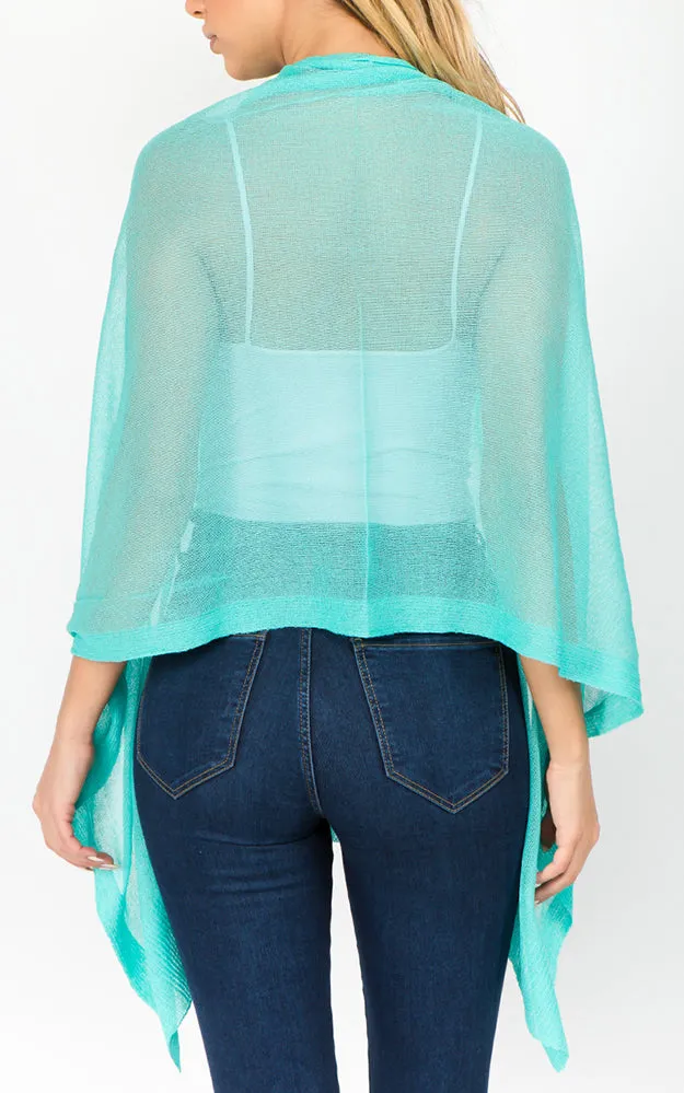 SV8631 Sheer Multi Way Poncho