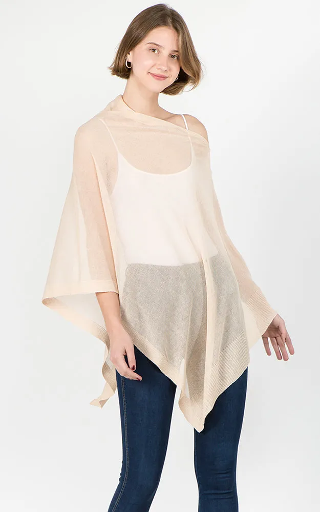 SV8631 Sheer Multi Way Poncho