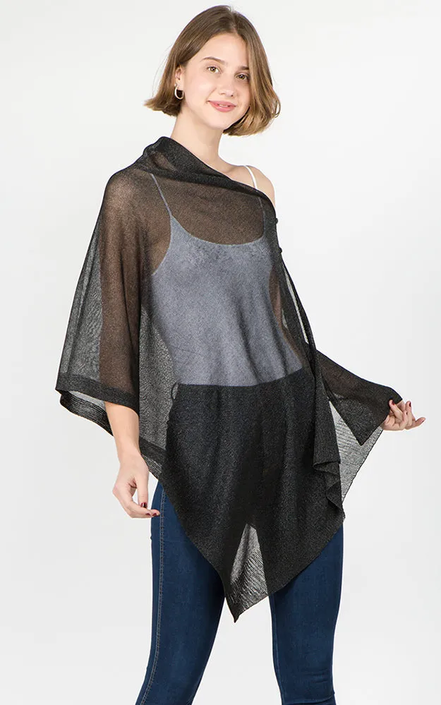 SV8631 Sheer Multi Way Poncho