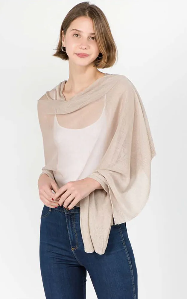 SV8631 Sheer Multi Way Poncho