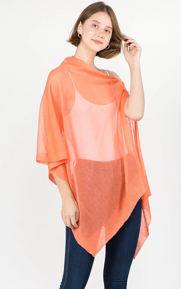 SV8631 Sheer Multi Way Poncho