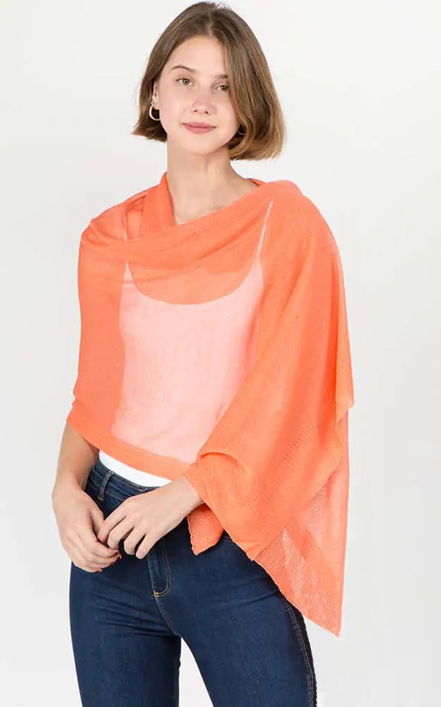 SV8631 Sheer Multi Way Poncho