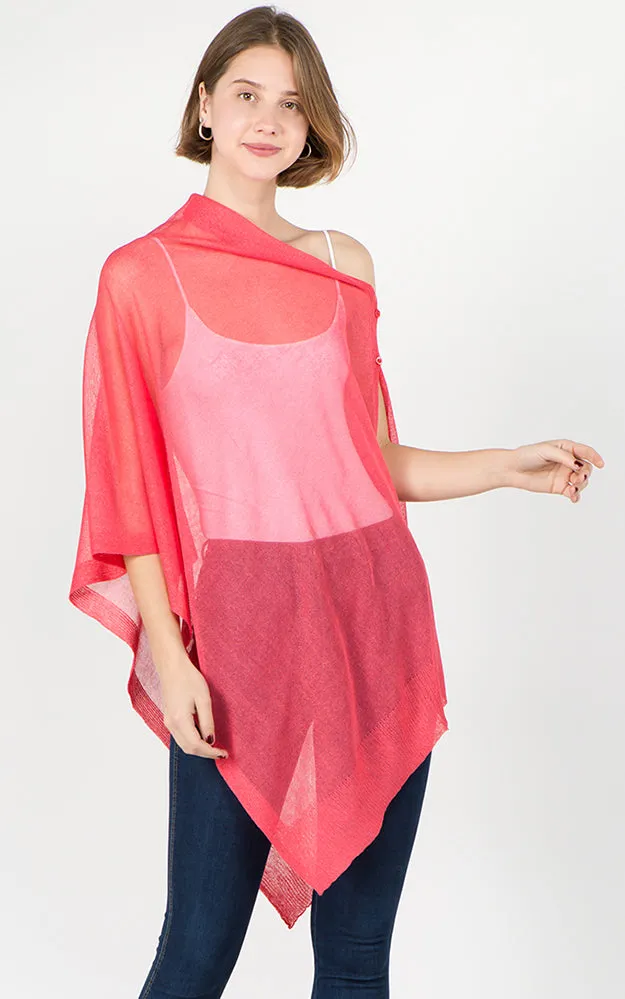 SV8631 Sheer Multi Way Poncho