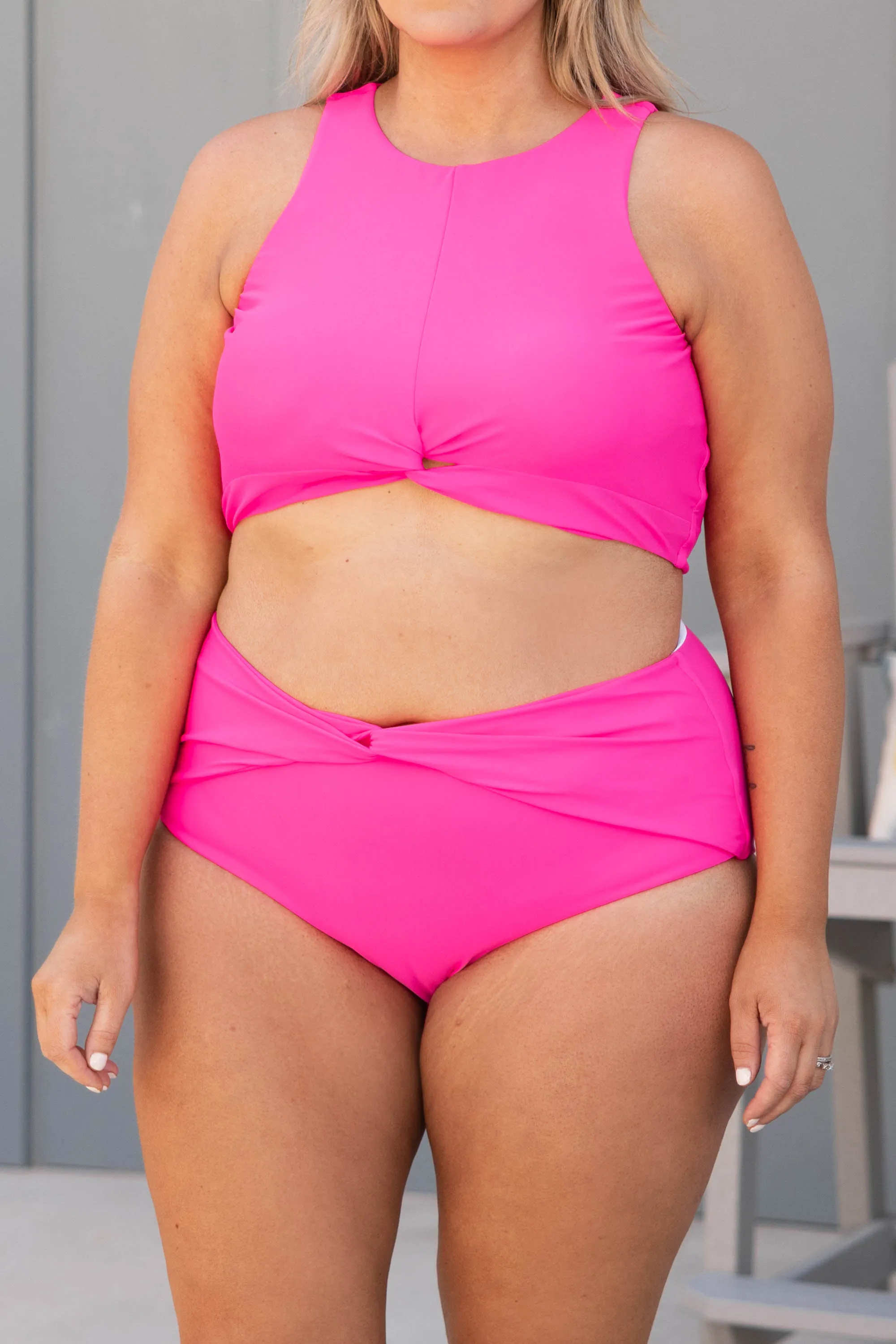 Swim With Me Swim Top, Pink