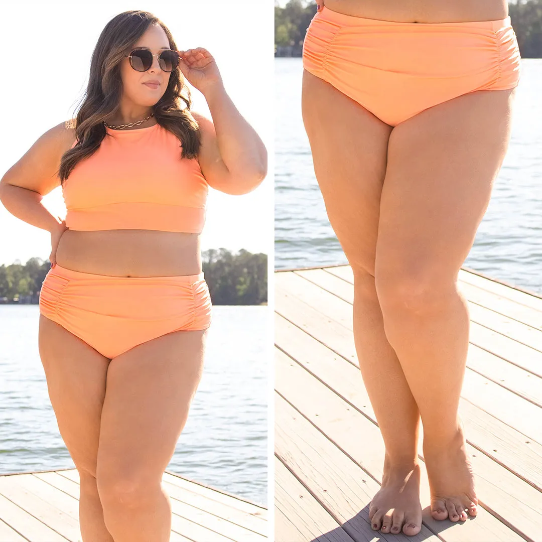 Swimming At Sunset Swim Bottoms, Orange