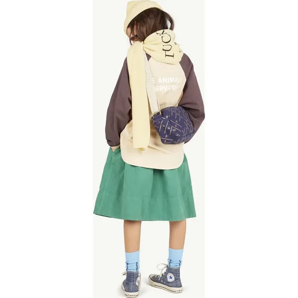 The Animals Observatory Snake Duck Scarf, Soft Yellow