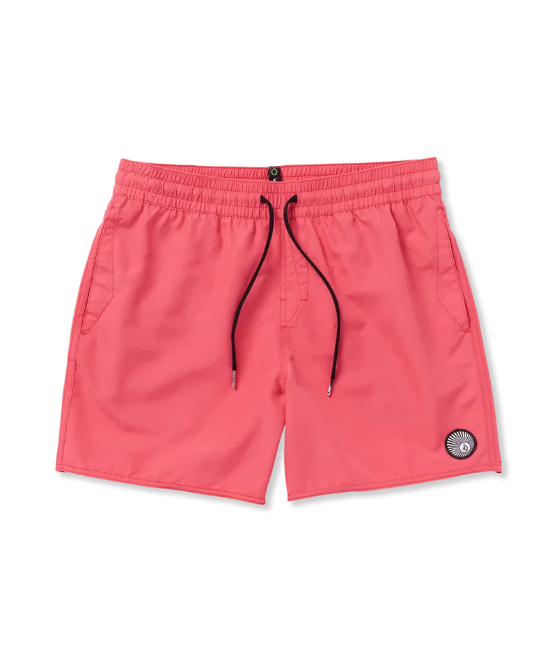 Volcom Mens Lido Solid Swim Trunks