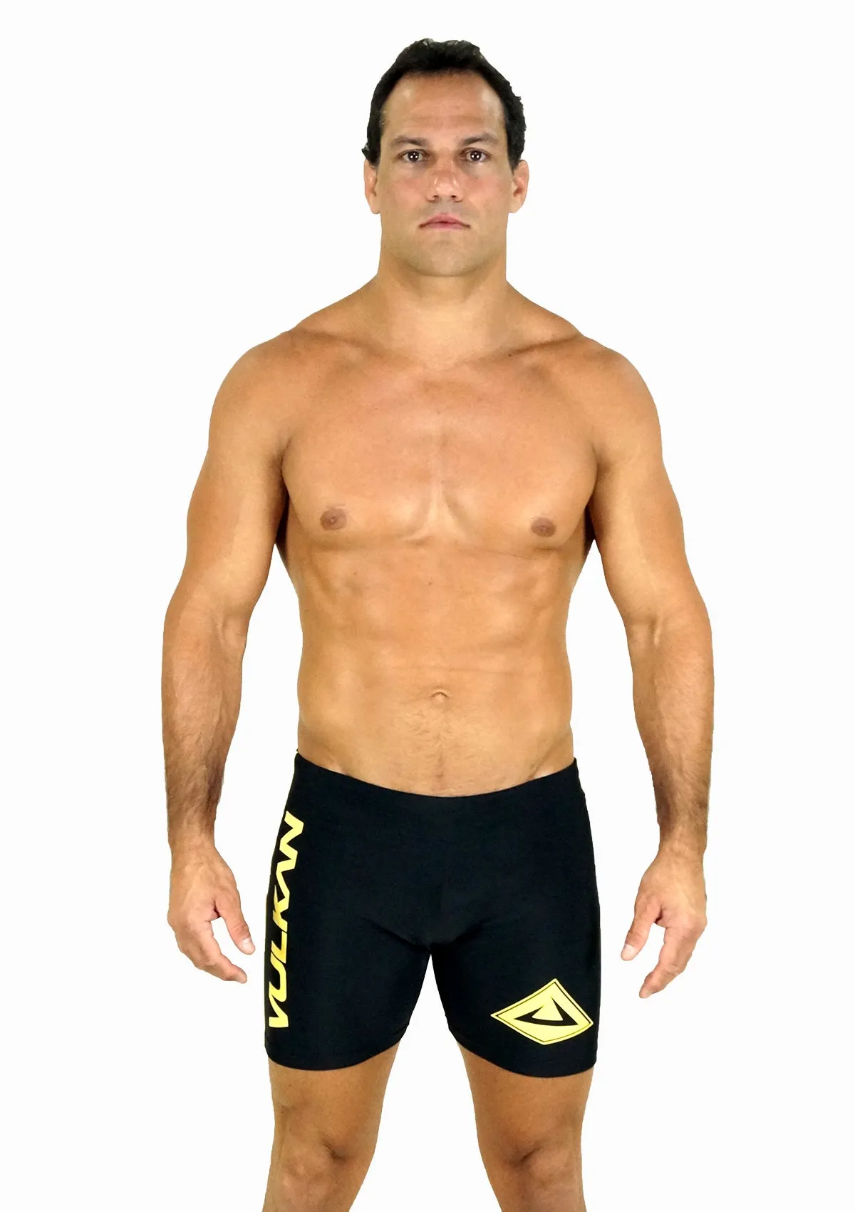 VT Compression Shorts Black/Yellow