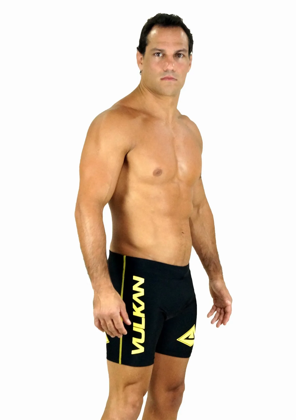 VT Compression Shorts Black/Yellow