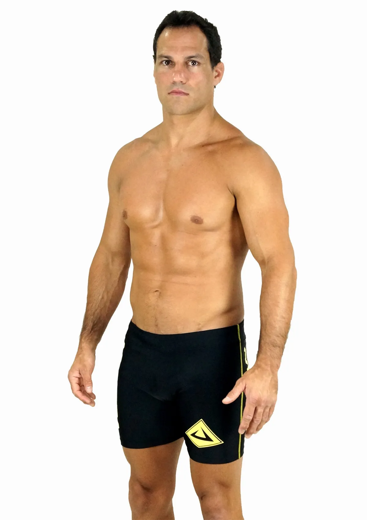 VT Compression Shorts Black/Yellow