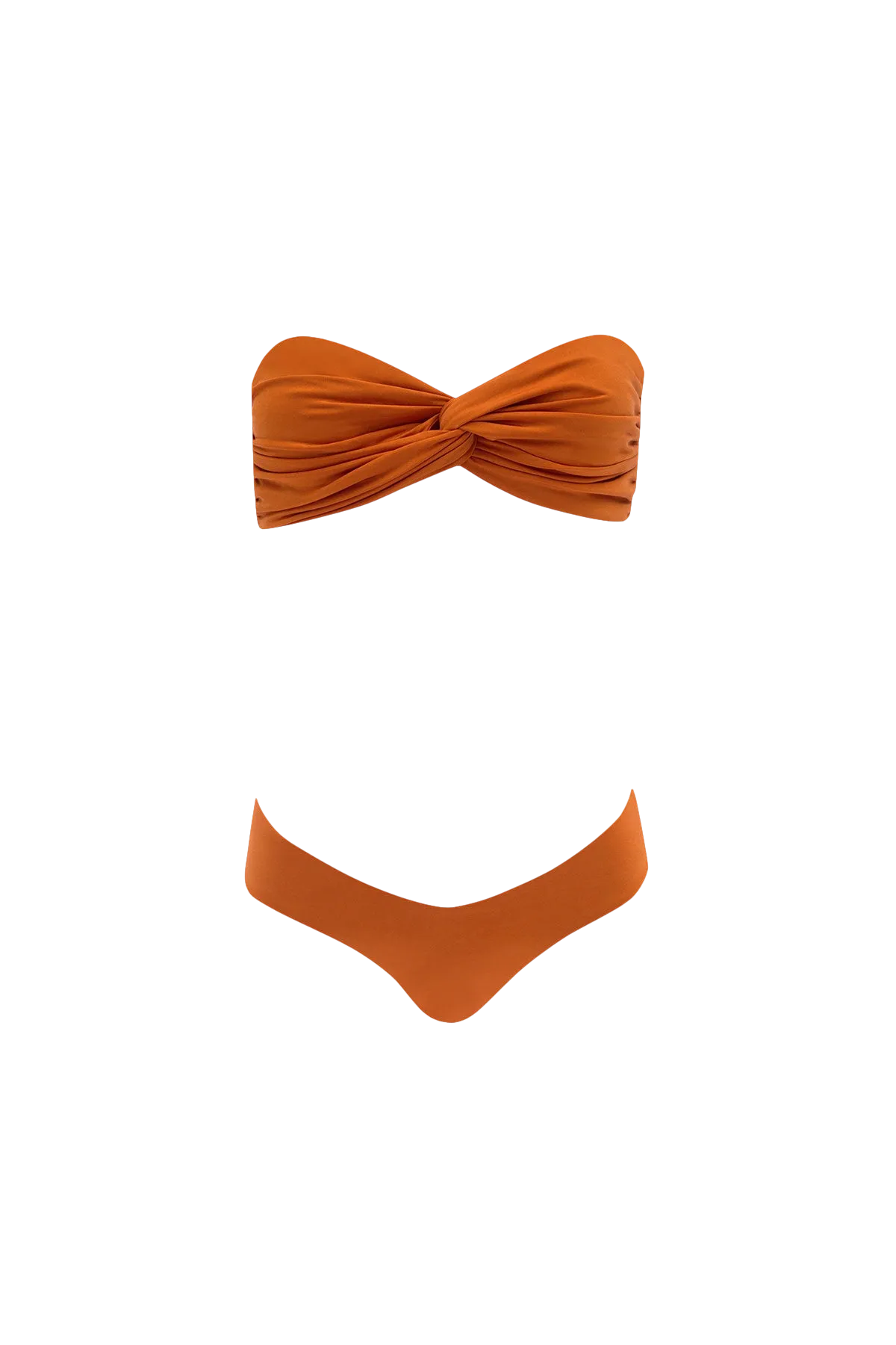 Wave Bikini in Tangerine - Top