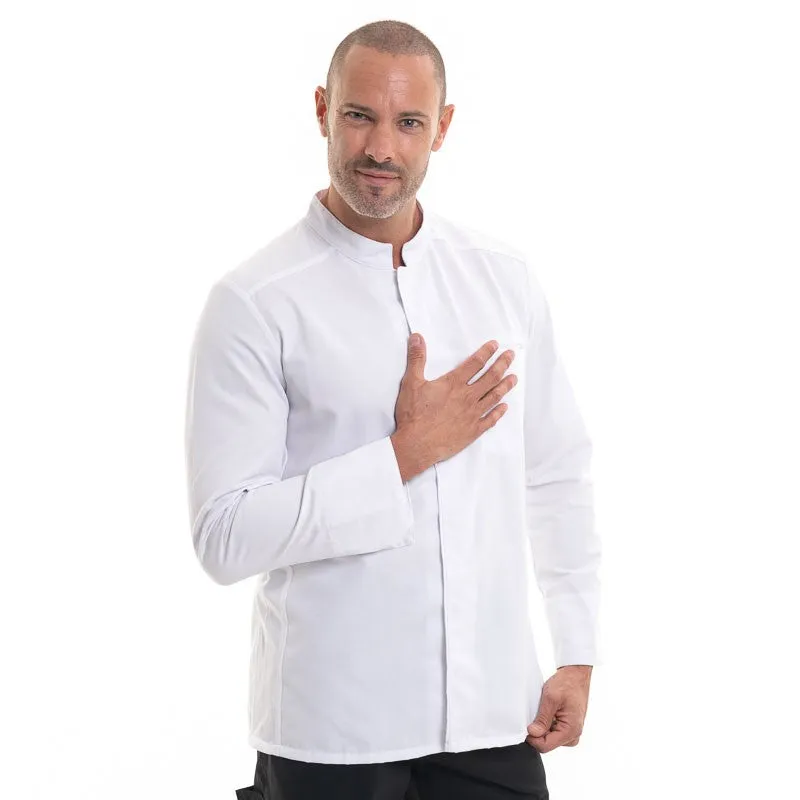 White Breathable Long Sleeve Chef Coat - ROBUR