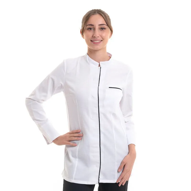 Women's White Long Sleeve Chef's Coat EKIRA - ROBUR