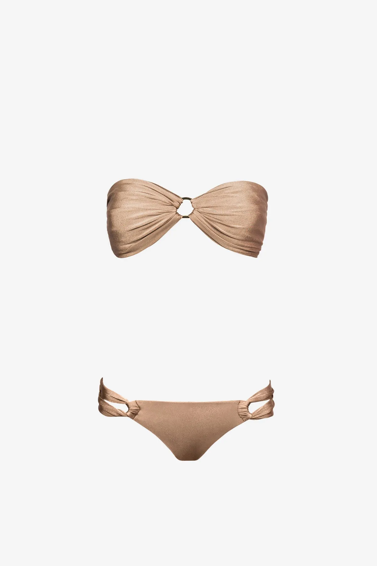 Wrap Bikini in Bronze - Bottom