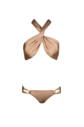 Wrap Bikini in Bronze - Bottom