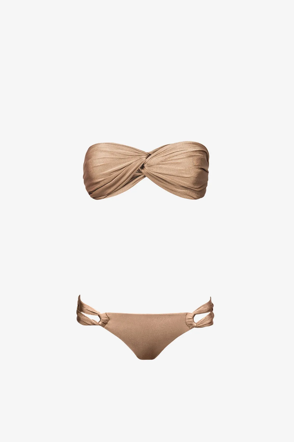 Wrap Bikini in Bronze - Bottom