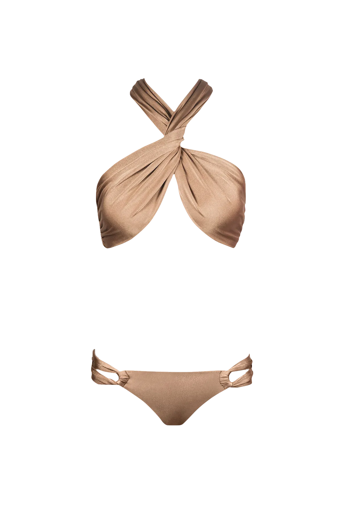 Wrap Bikini in Bronze - Bottom