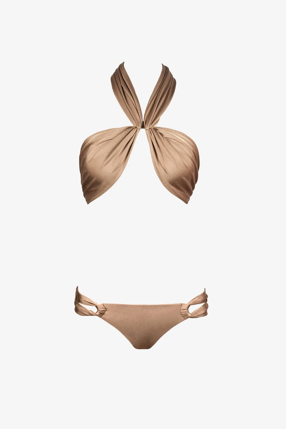 Wrap Bikini in Bronze - Bottom